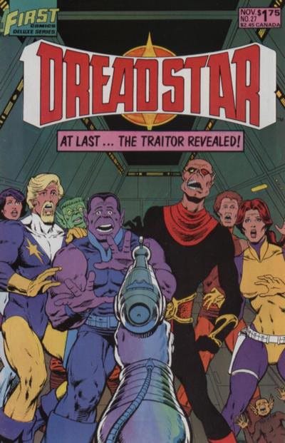 casi Nuevo Dreadstar #18 1985 Marvel/Epic por Jim Starlin Sci-fi/Súper Héroe. 