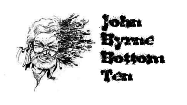Top 10 peores cómics de John Byrne